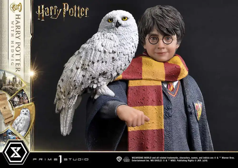 Harry Potter Prime Collectibles Statuie 1/6 Harry Potter cu Hedwig 28 cm poza produsului