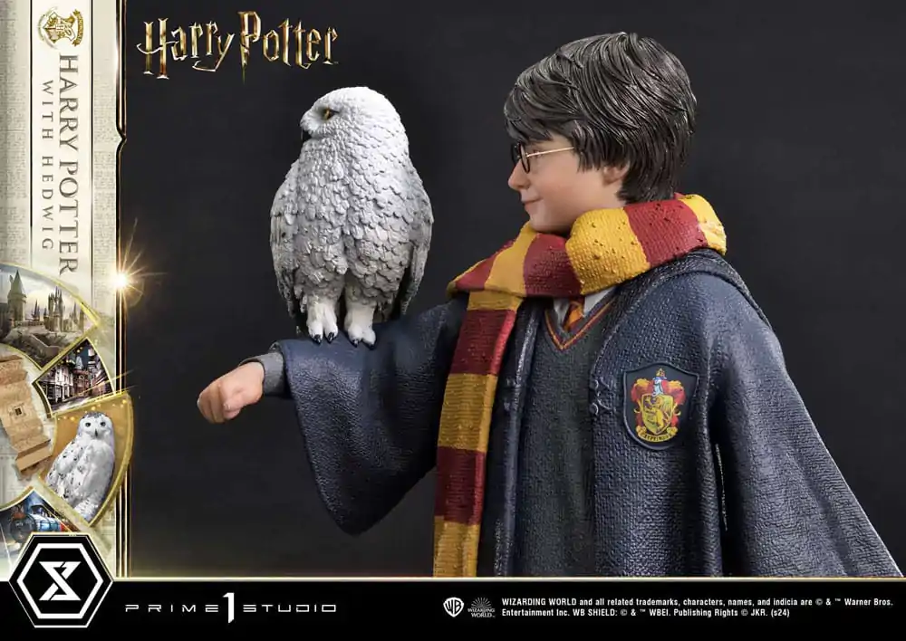 Harry Potter Prime Collectibles Statuie 1/6 Harry Potter cu Hedwig 28 cm poza produsului