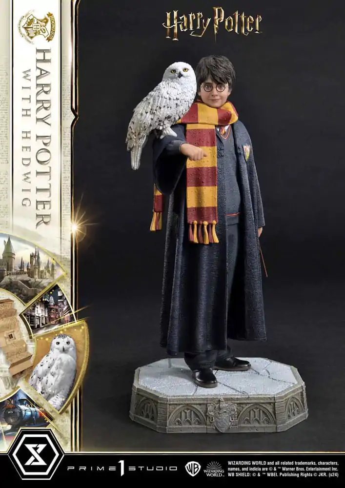 Harry Potter Prime Collectibles Statuie 1/6 Harry Potter cu Hedwig 28 cm poza produsului