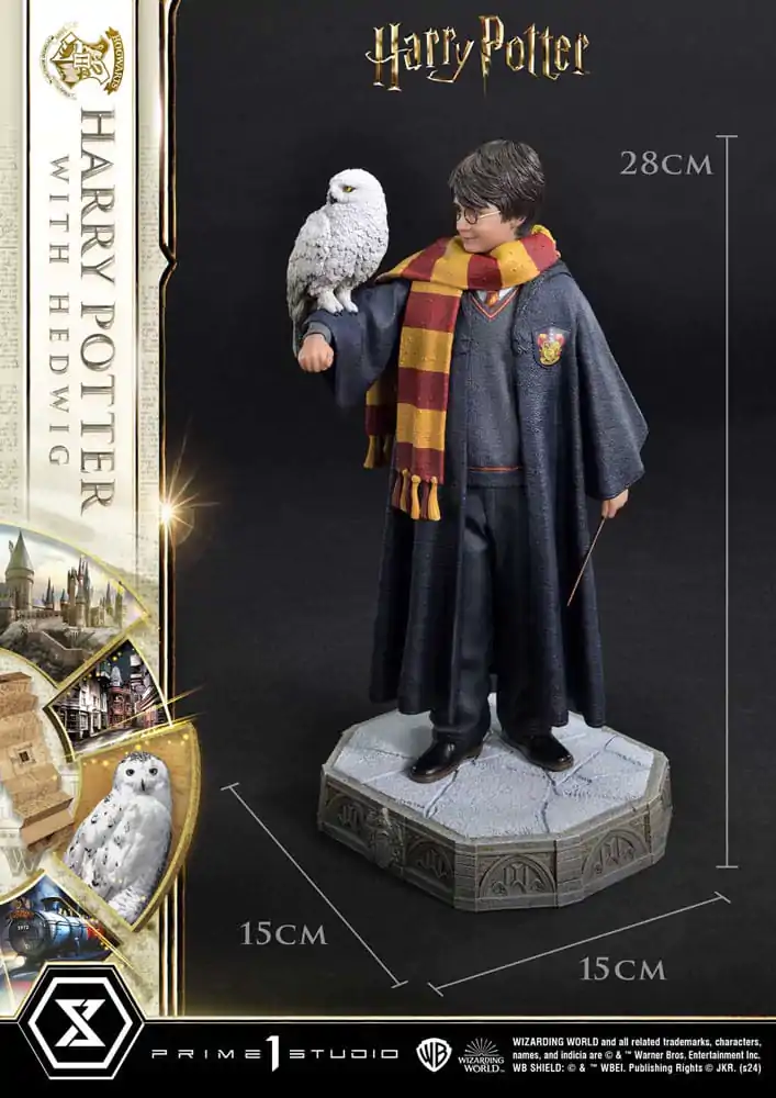 Harry Potter Prime Collectibles Statuie 1/6 Harry Potter cu Hedwig 28 cm poza produsului