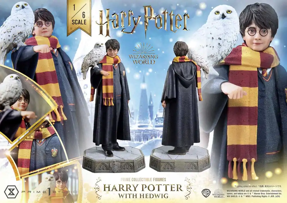 Harry Potter Prime Collectibles Statuie 1/6 Harry Potter cu Hedwig 28 cm poza produsului