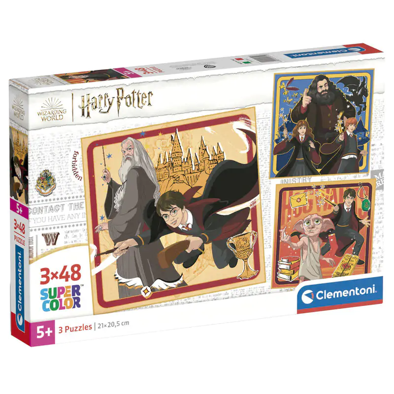 Harry Potter puzzle 3x48 piese poza produsului