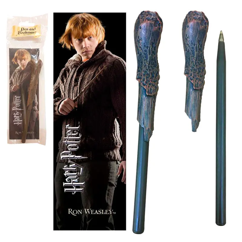 Harry Potter Ron Weasley bagheta pend și semn de carte poza produsului