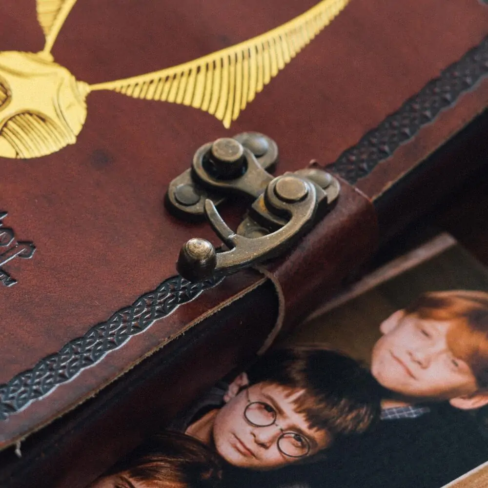 Harry Potter Snitch notebook din piele poza produsului