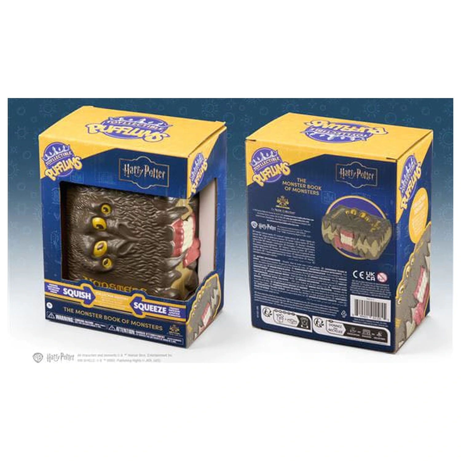 Harry Potter Squishy Pufflums The Monster Book of Monsters 15 cm poza produsului