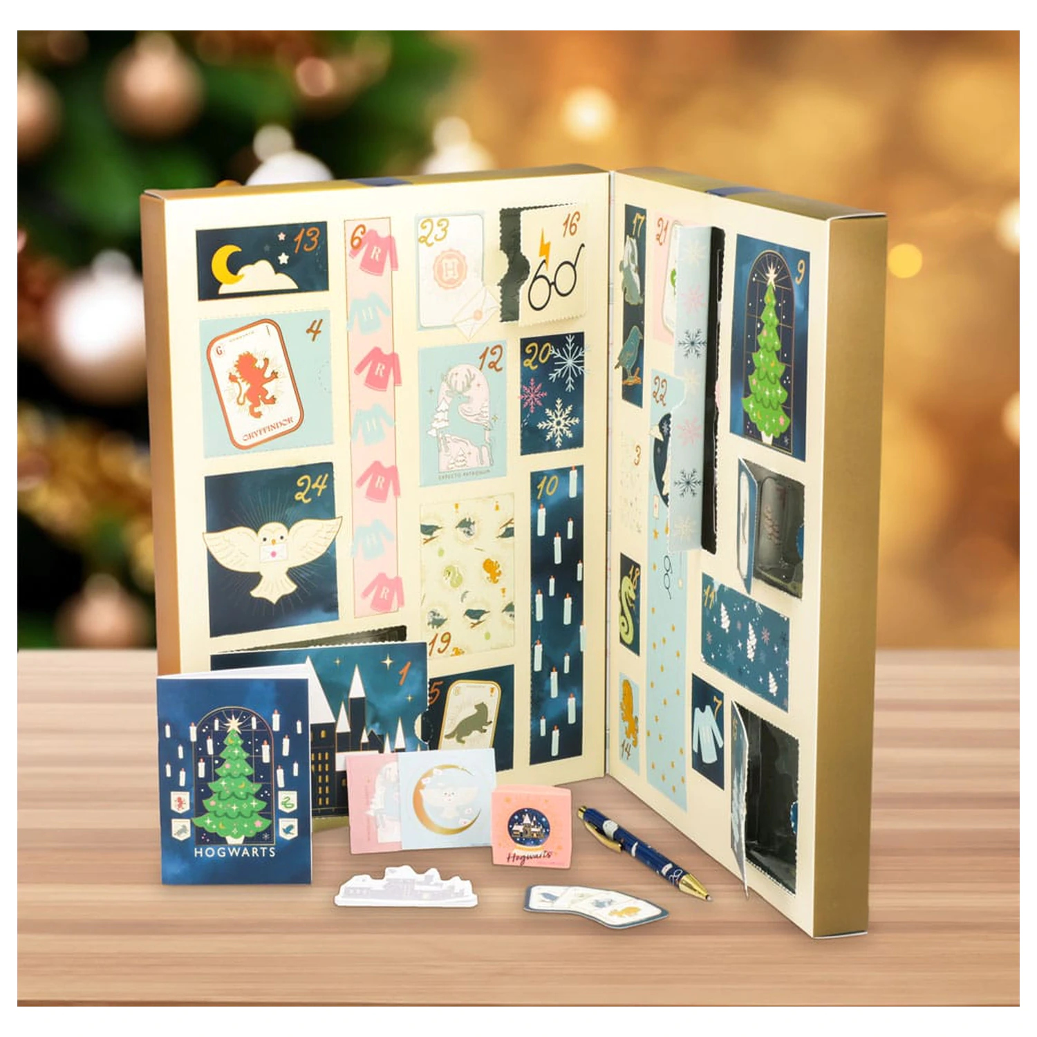 Harry Potter Calendar Advent Papetărie 24 Day Hogwarts poza produsului