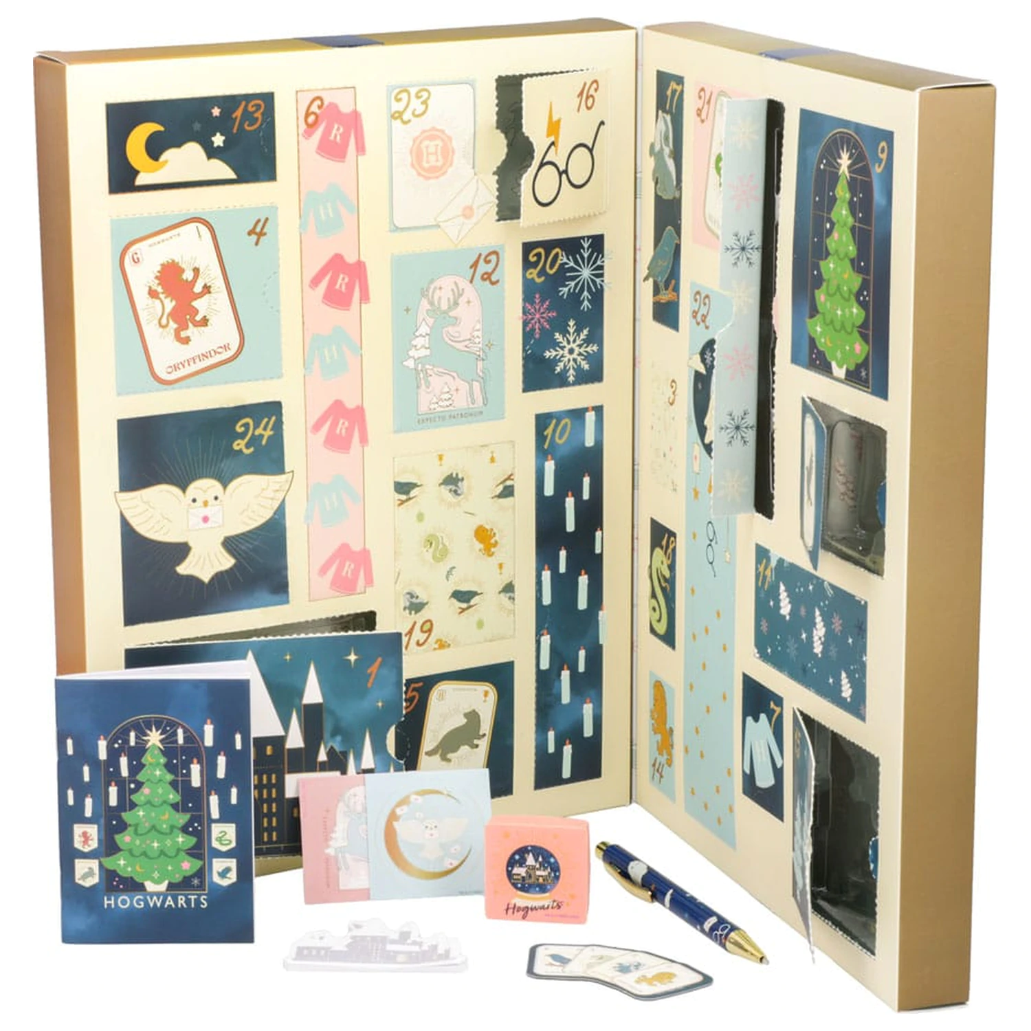 Harry Potter Calendar Advent Papetărie 24 Day Hogwarts poza produsului