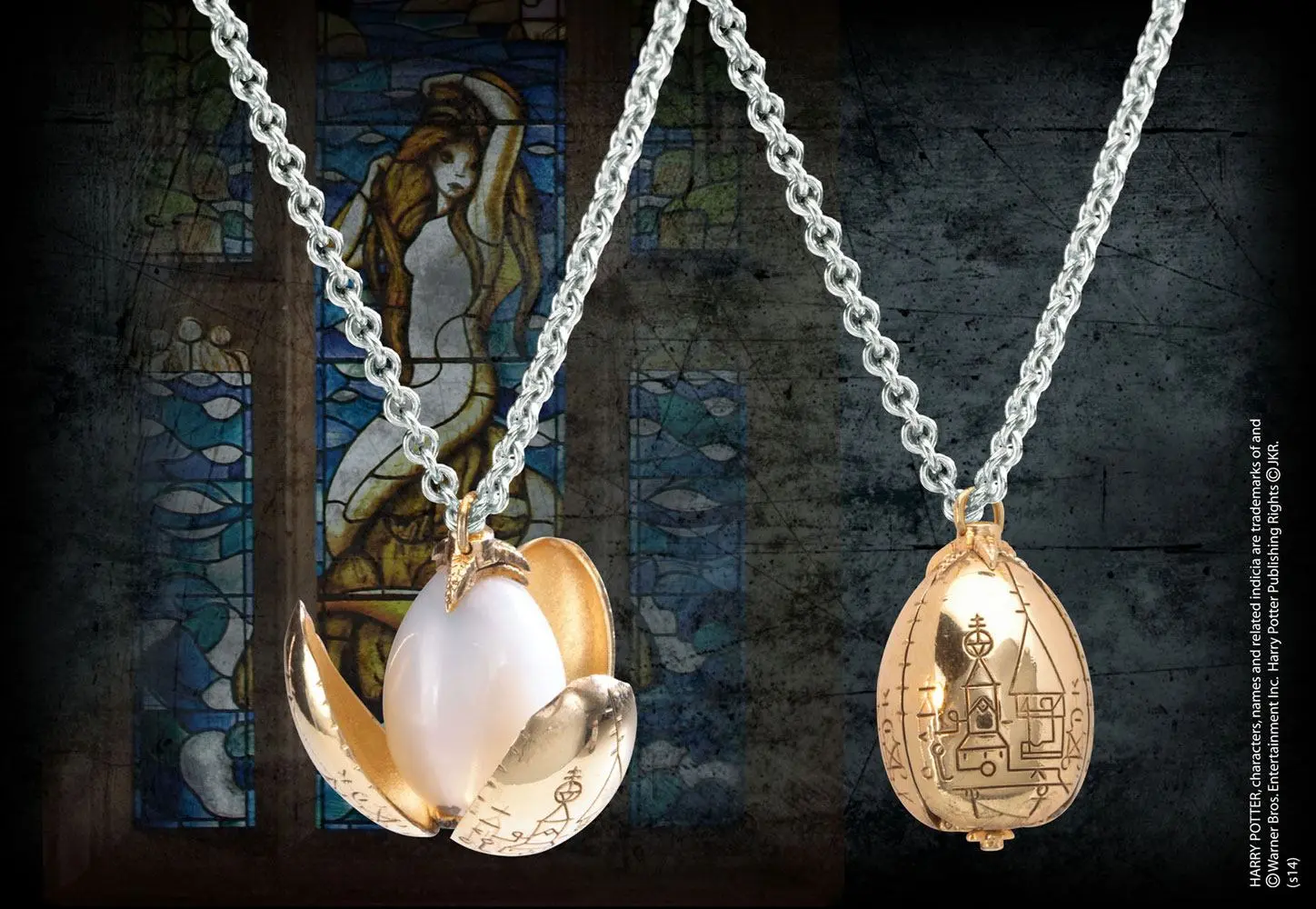 Harry Potter Pendant cu Chain Ouă de Aur poza produsului