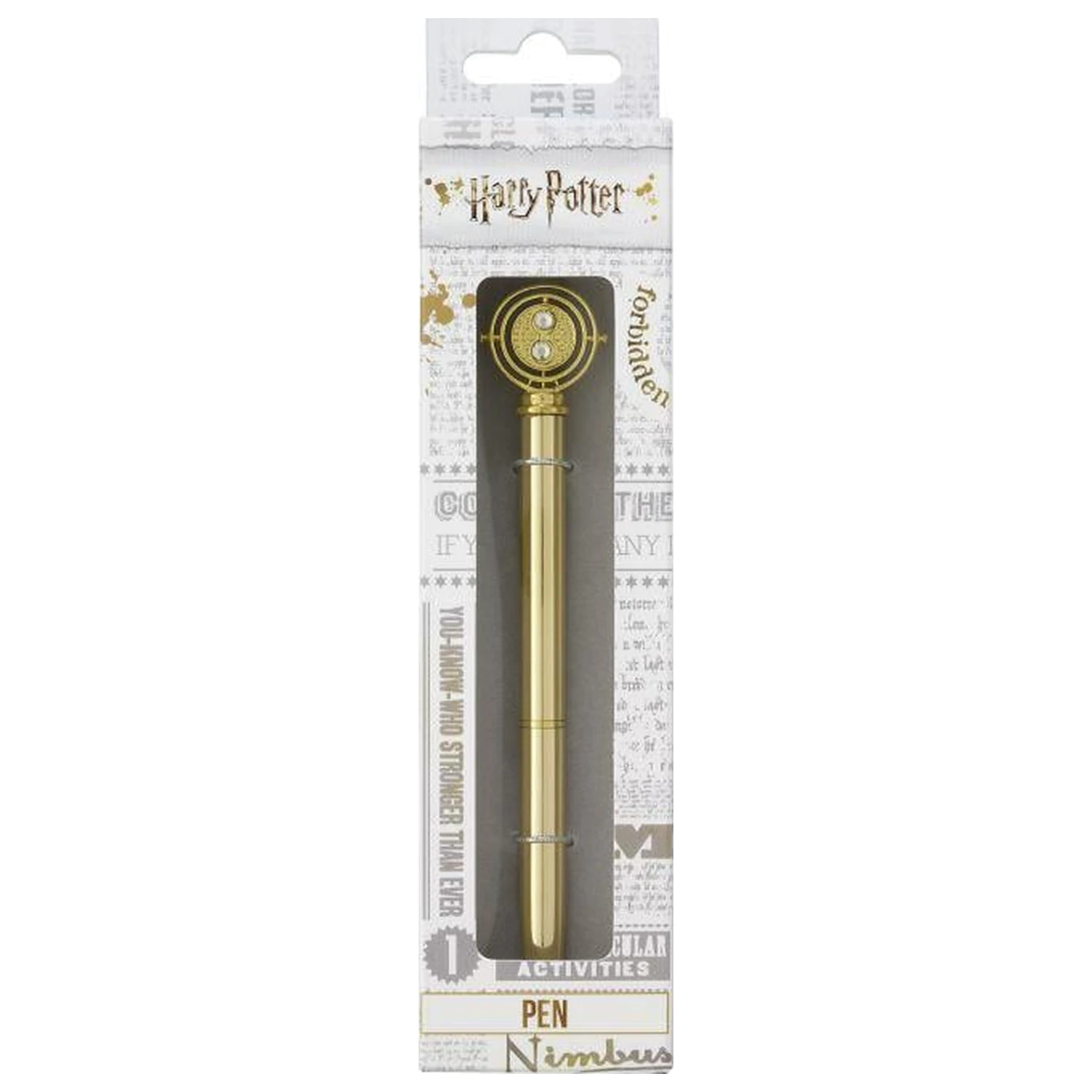 Pix metalic Harry Potter cu talisman 3D Time Turner poza produsului
