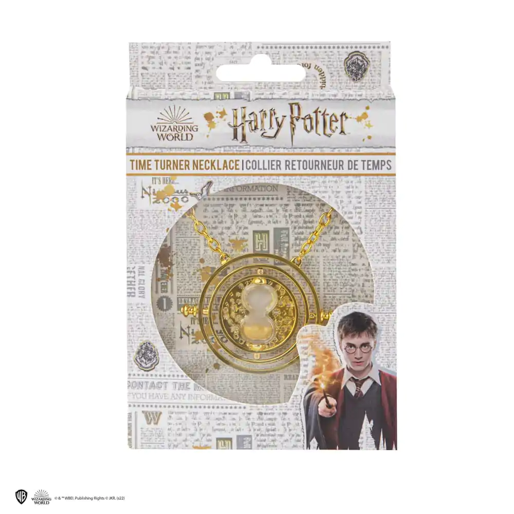 Colier Harry Potter cu pandantiv Time-Turner cu cutie cadou poza produsului