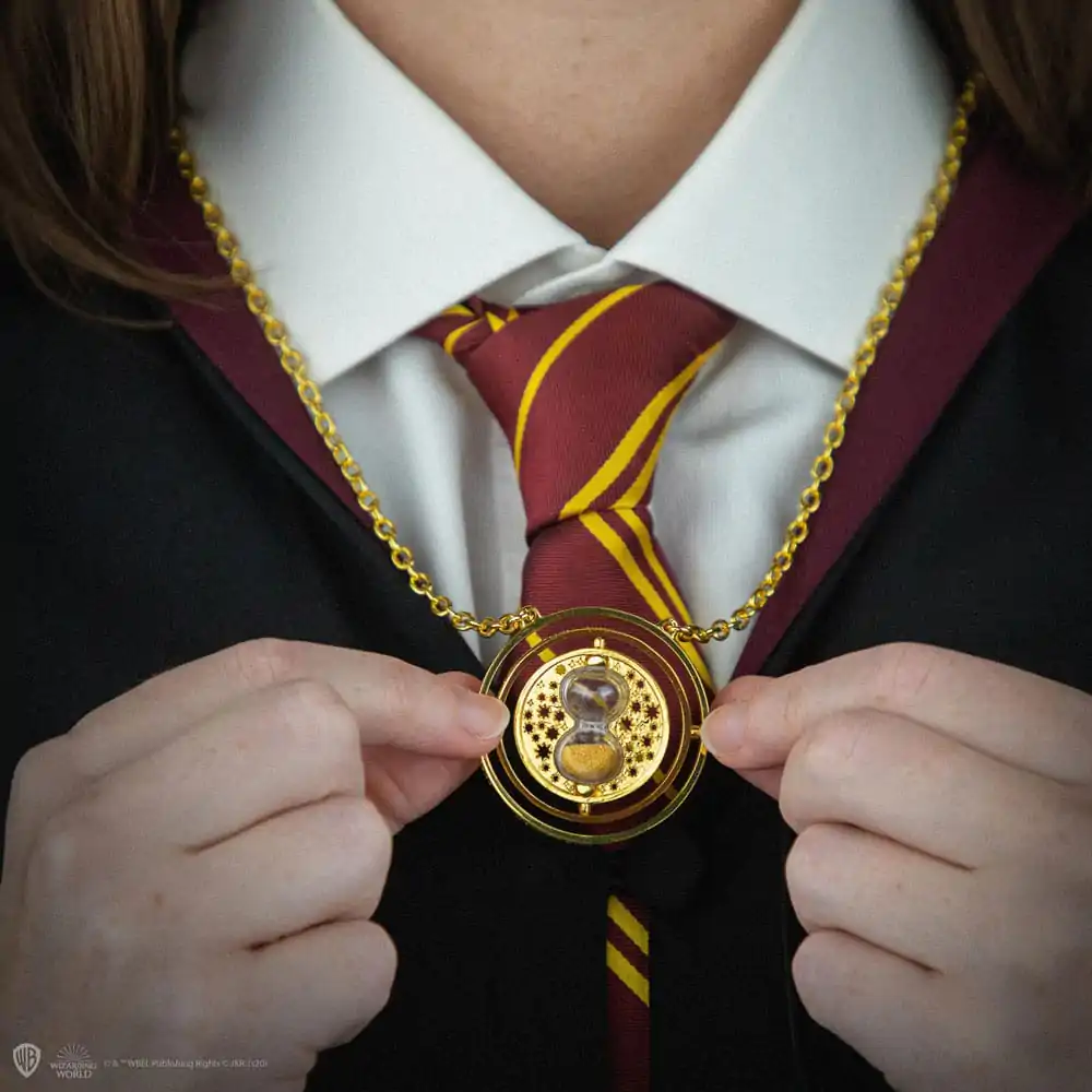 Colier Harry Potter cu pandantiv Time-Turner cu cutie cadou poza produsului