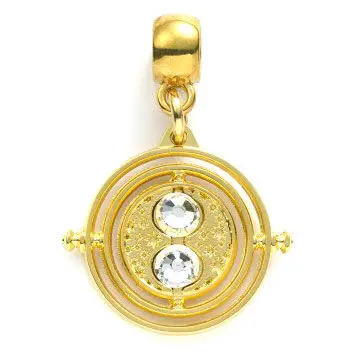 Harry Potter Brățară tip Slider Charm Time Turner (placat cu aur) poza produsului