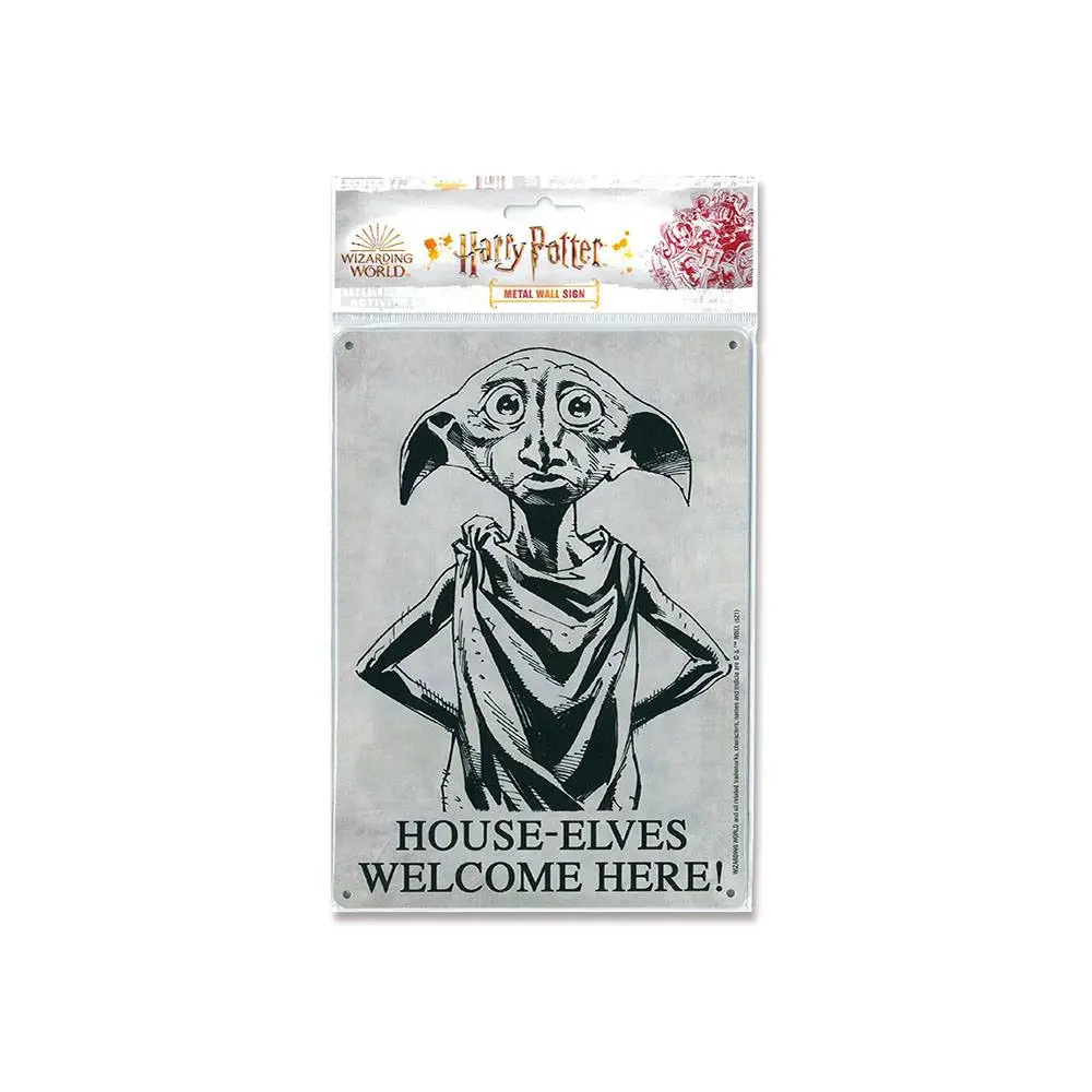 Harry Potter Placă Metalică House-Elves 15 x 21 cm poza produsului