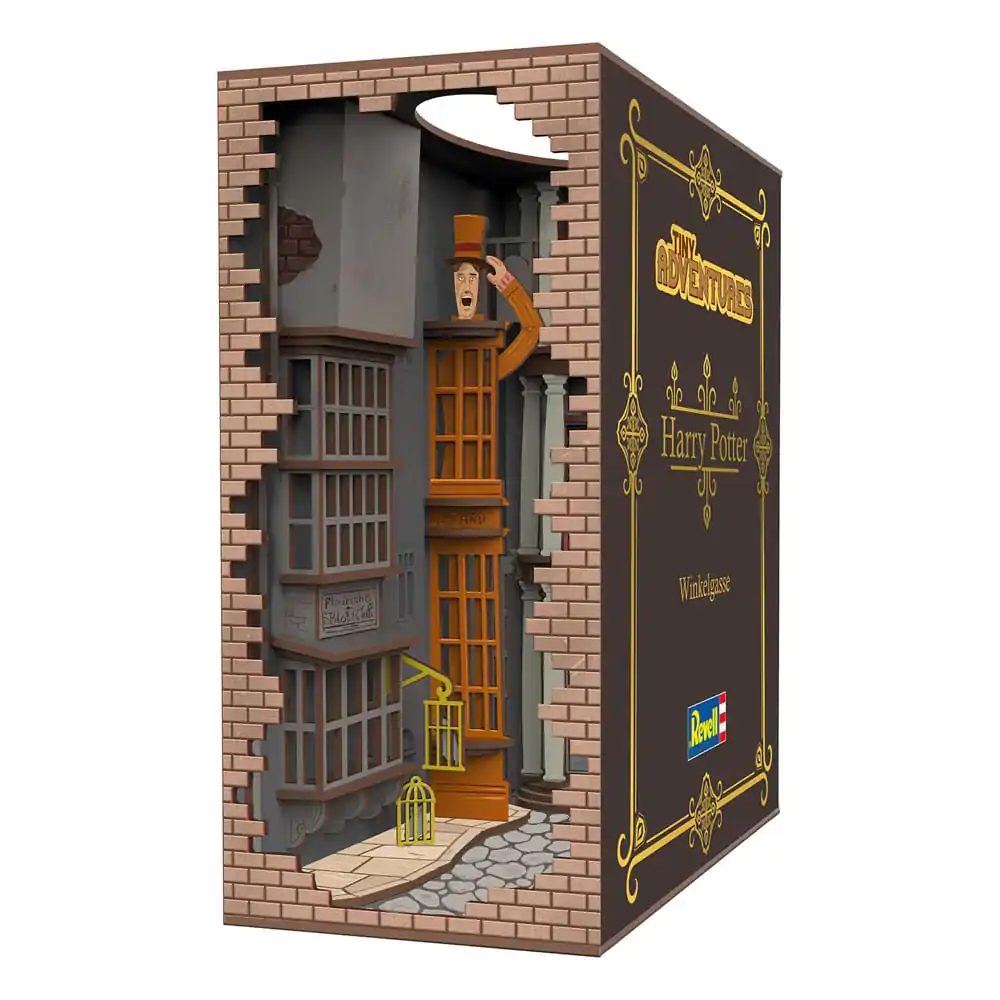 Harry Potter Tiny Adventures Colț de Carte Mini Diorama Aleea Diagon 23 cm poza produsului