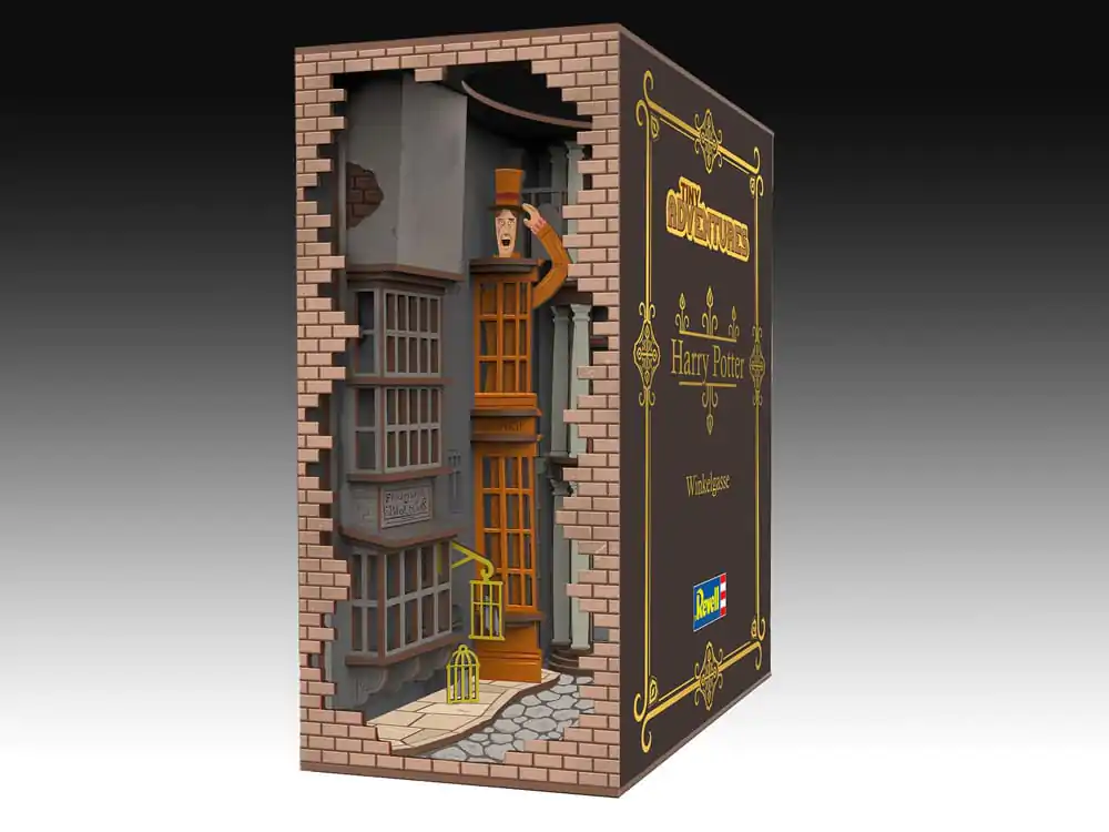 Harry Potter Tiny Adventures Colț de Carte Mini Diorama Aleea Diagon 23 cm poza produsului