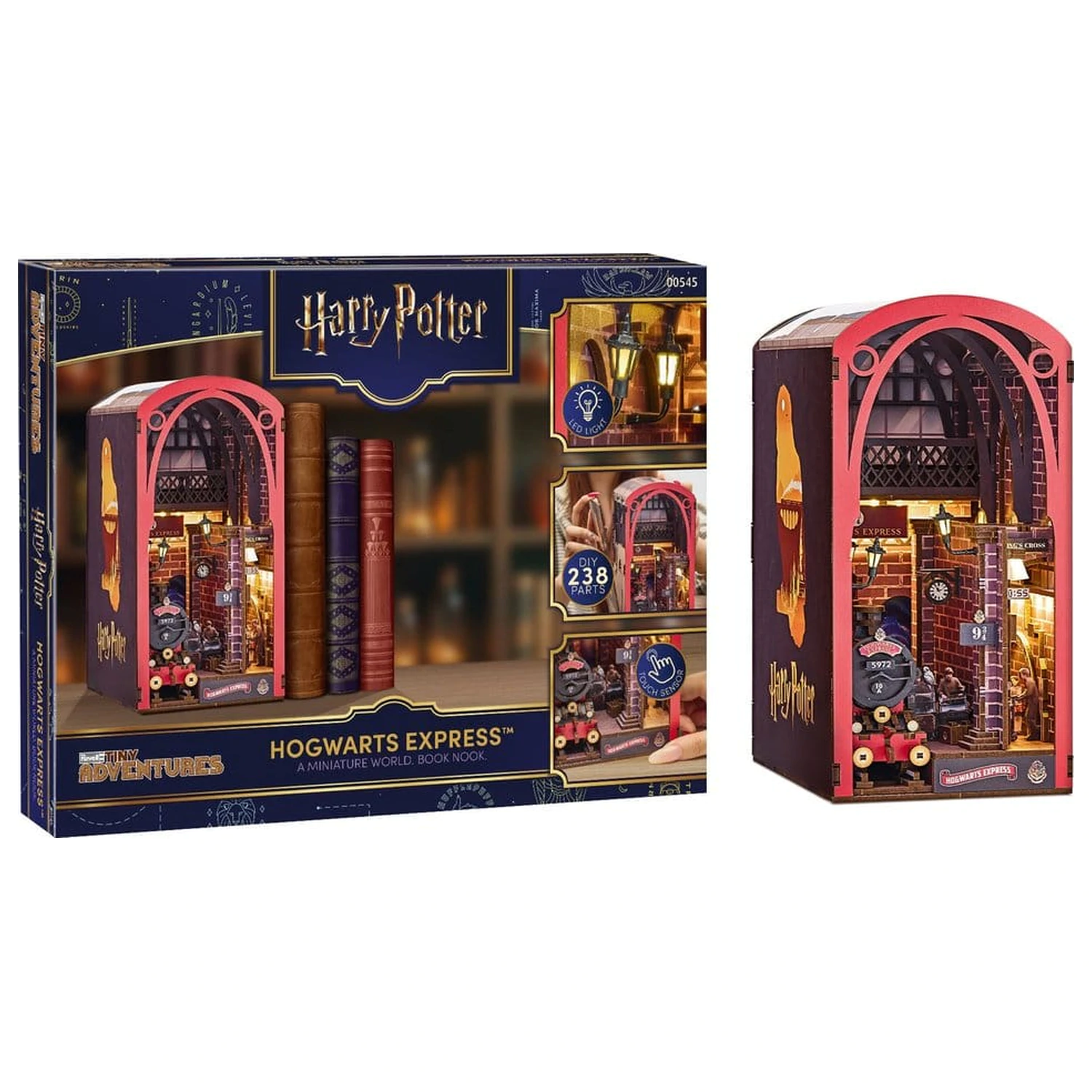 Harry Potter Tiny Adventures Book Nook Mini Diorama Hogwarts Express 18 cm poza produsului