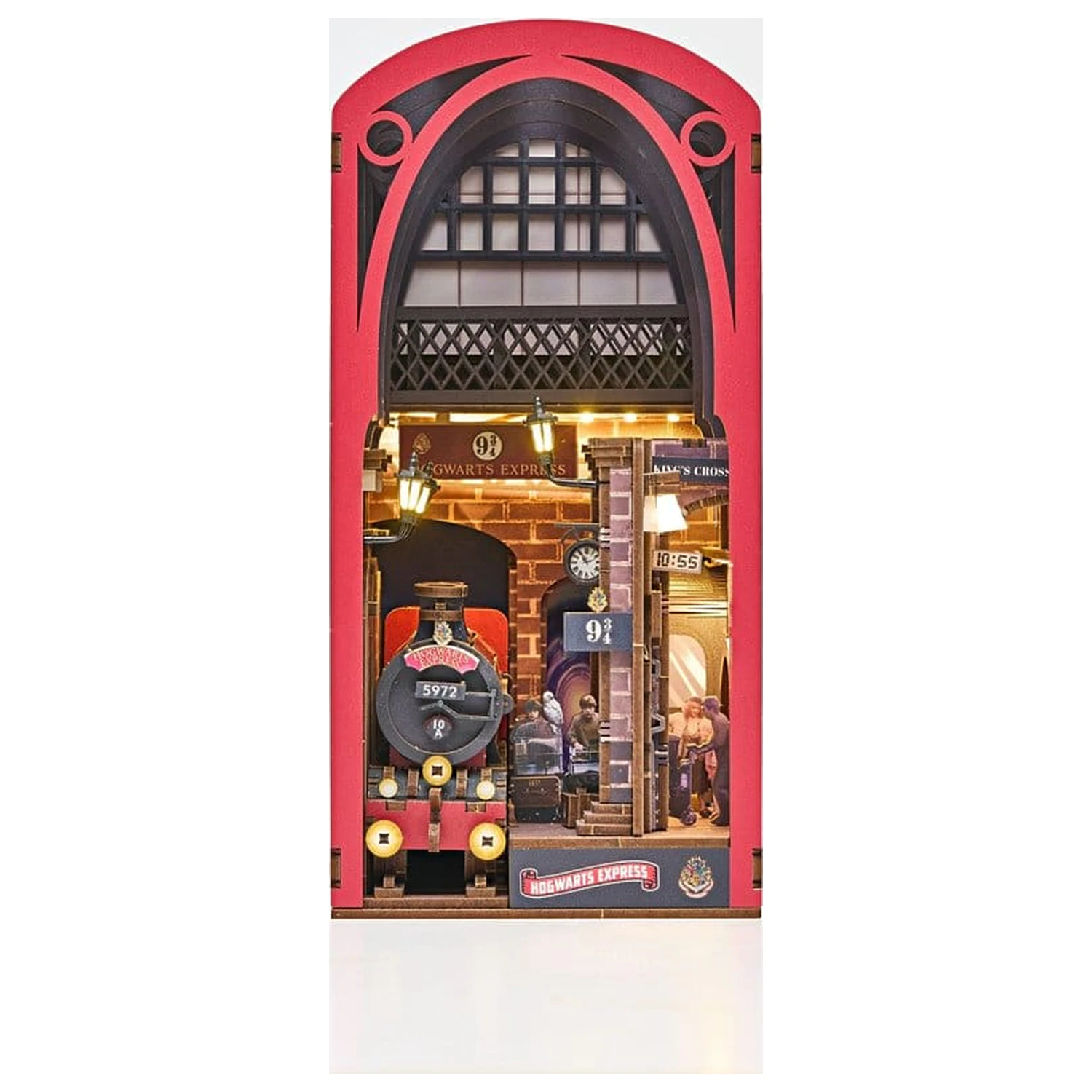 Harry Potter Tiny Adventures Book Nook Mini Diorama Hogwarts Express 18 cm poza produsului