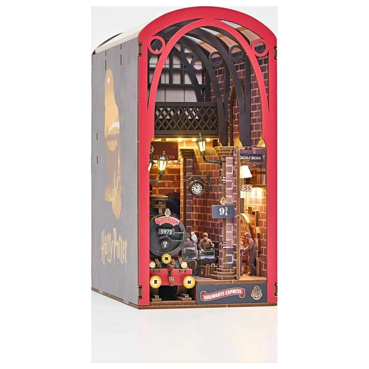 Harry Potter Tiny Adventures Book Nook Mini Diorama Hogwarts Express 18 cm poza produsului