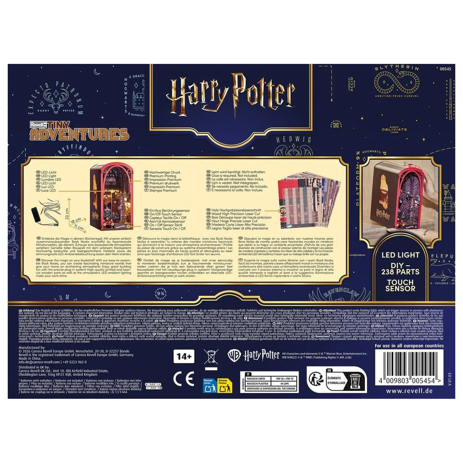 Harry Potter Tiny Adventures Book Nook Mini Diorama Hogwarts Express 18 cm poza produsului