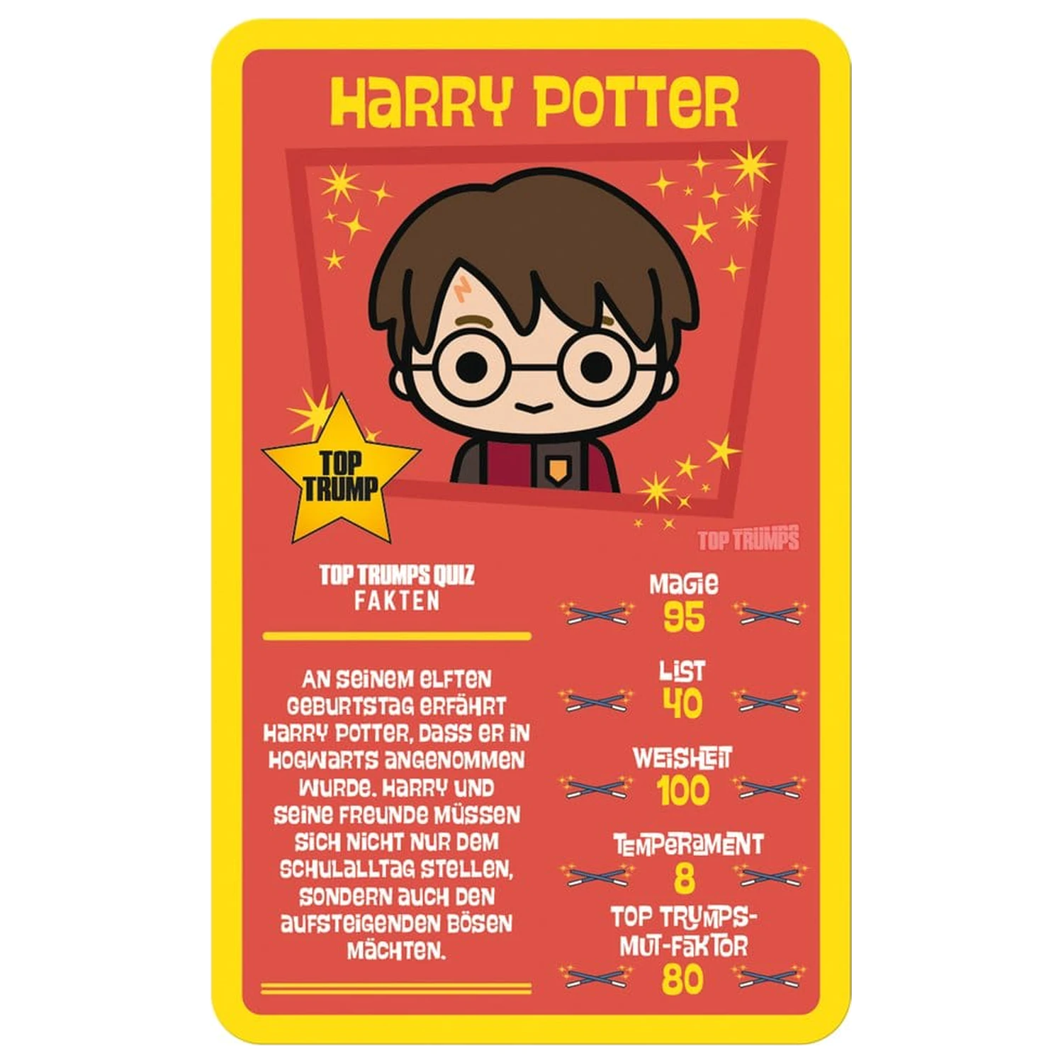 Harry Potter Card Game Top Trumps Chibi Style *German Version* poza produsului