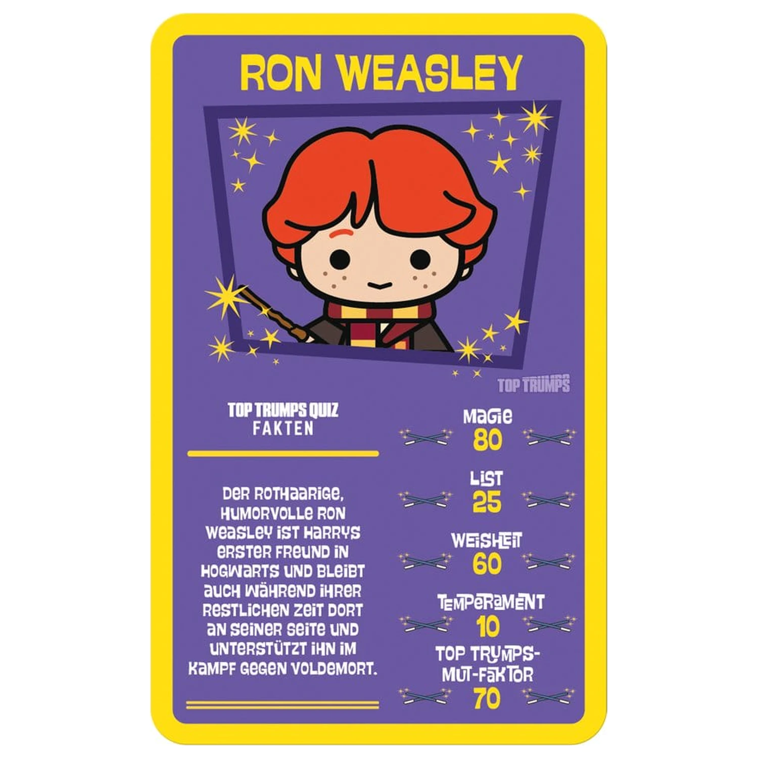 Harry Potter Card Game Top Trumps Chibi Style *German Version* poza produsului