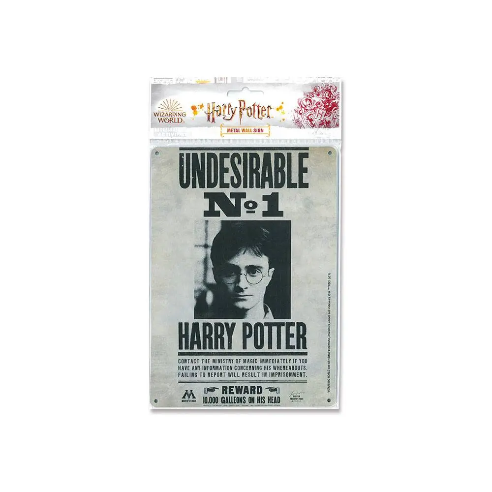 Placă metalică Harry Potter Undesirable No. 1 15 x 21 cm poza produsului