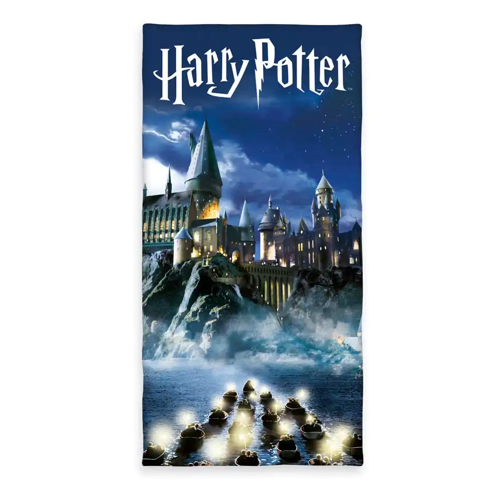 Harry Potter Prosop Velur Albastru 70 x 140 cm poza produsului