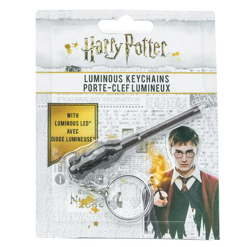 Breloc Harry Potter Bagheta lui Harry iluminată poza produsului