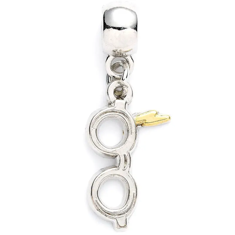 Harry Potter Charm Fulger cu Ochelari (placat cu argint) poza produsului