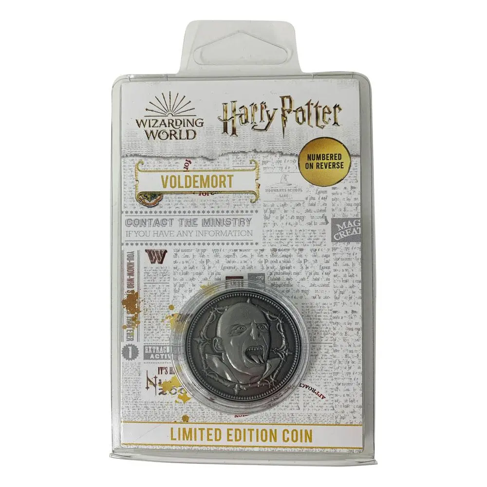 Harry Potter Monedă de colecție Voldemort ediție limitată poza produsului