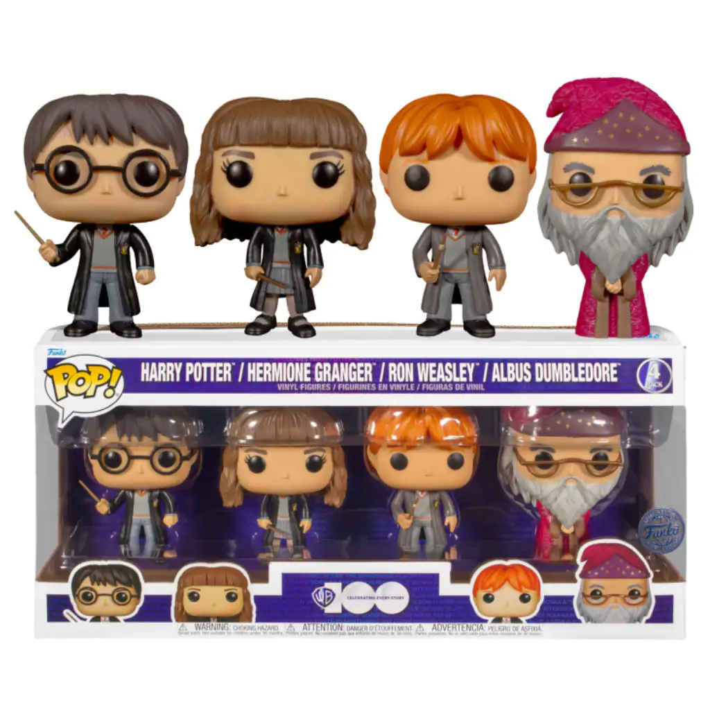 Harry Potter POP! Movies Figurina Vinil 4-Pack W1 9 cm poza produsului