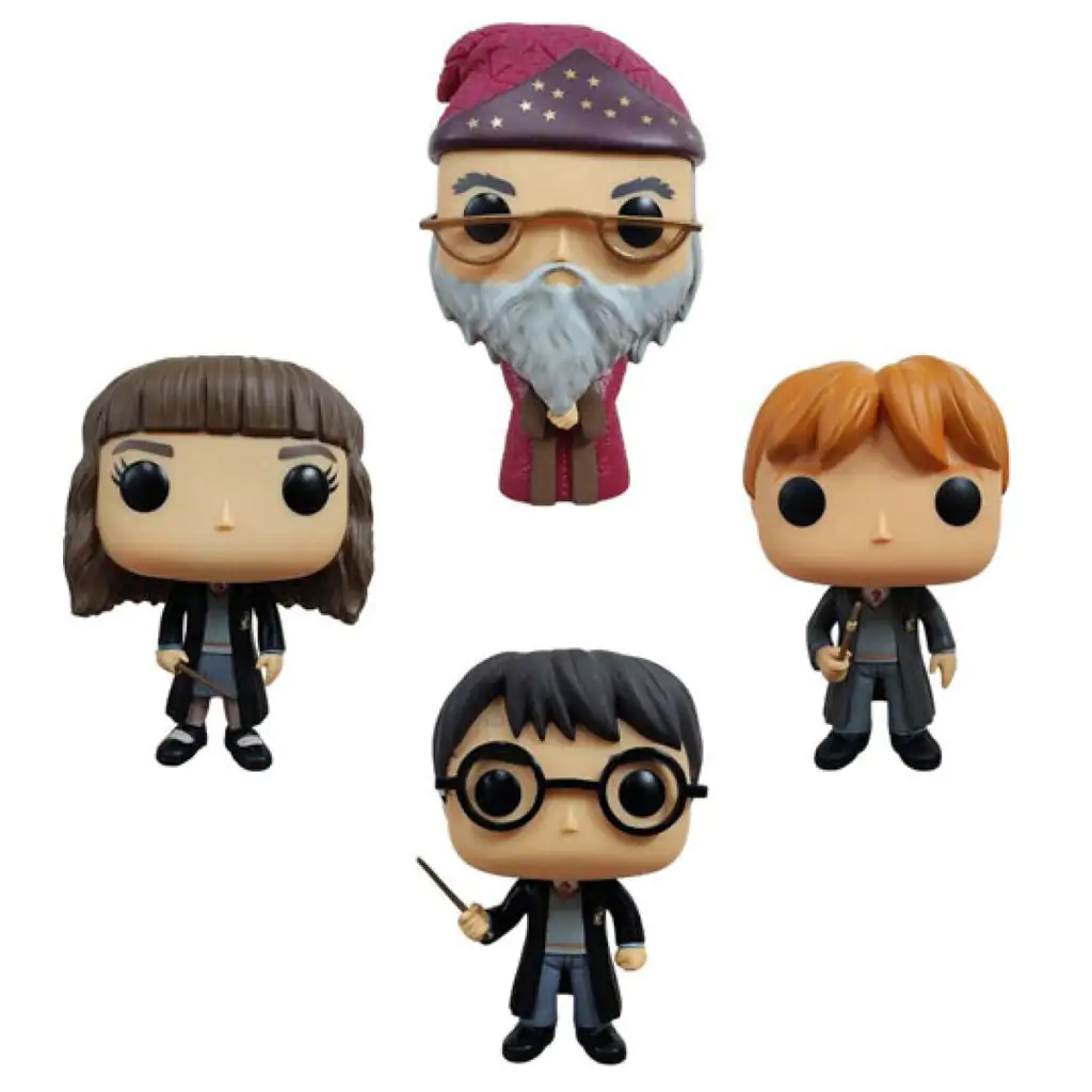 Harry Potter POP! Movies Figurina Vinil 4-Pack W1 9 cm poza produsului
