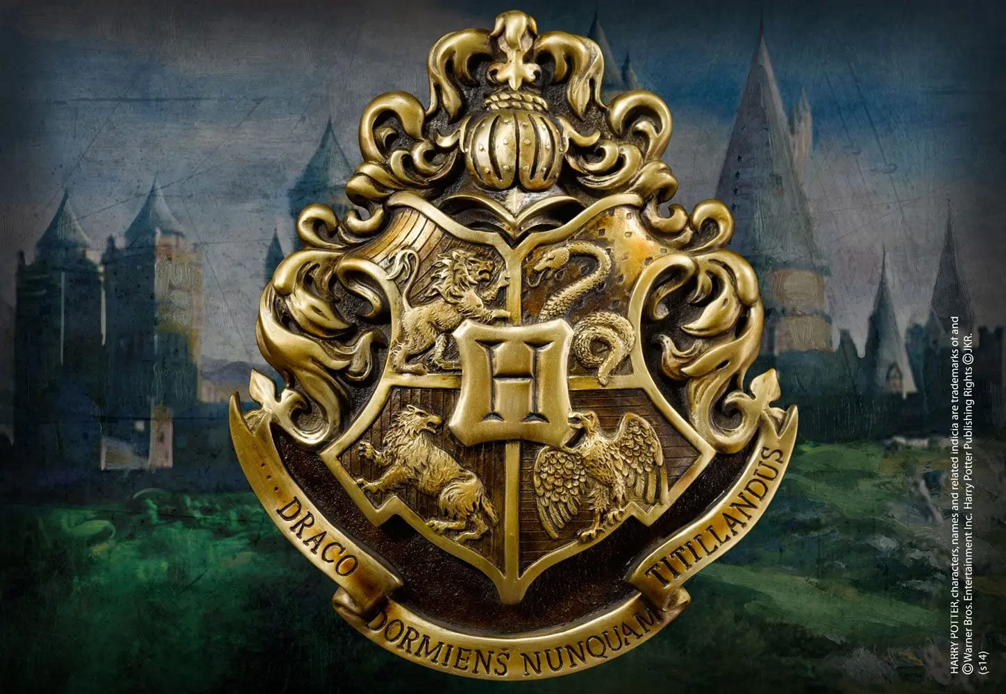 Harry Potter Tablou de perete Hogwarts School Crest 28 x 31 cm poza produsului