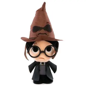 Harry Potter Super Cute Figurina de pluș Harry cu Sorting Hat 18 cm poza produsului