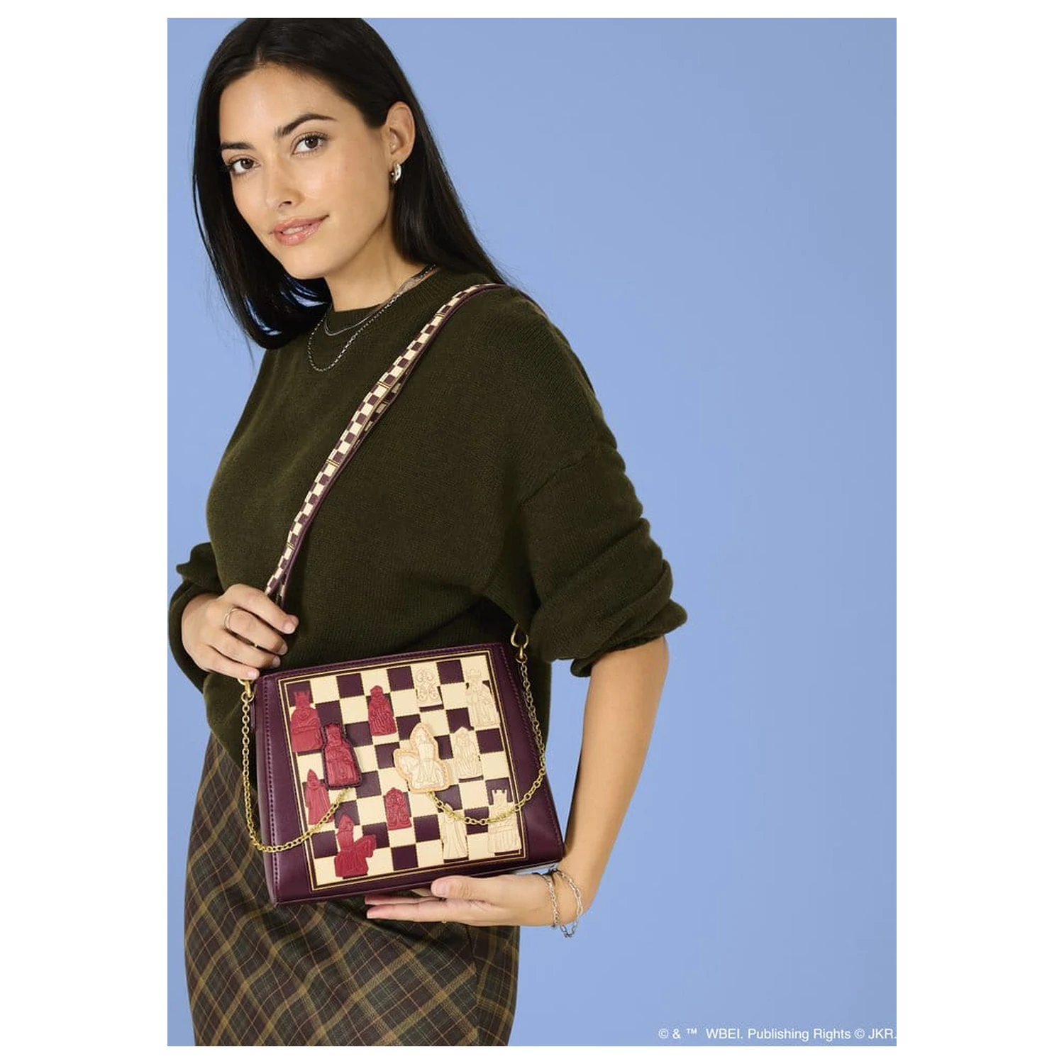 Geanta crossbody Harry Potter by Loungefly Wizard Chess cu piese de joc playable poza produsului
