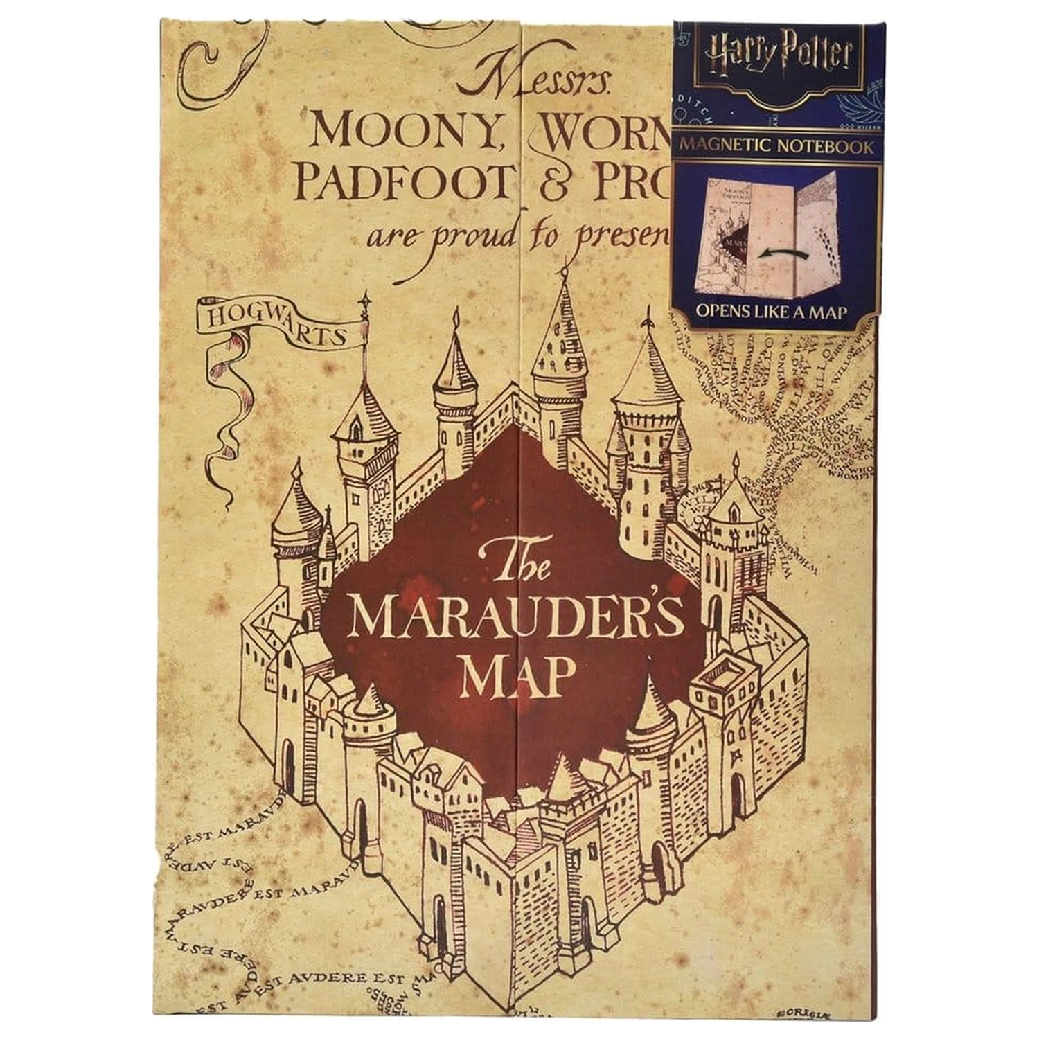 Harry Potter Caiet A5 Marauder's Map poza produsului