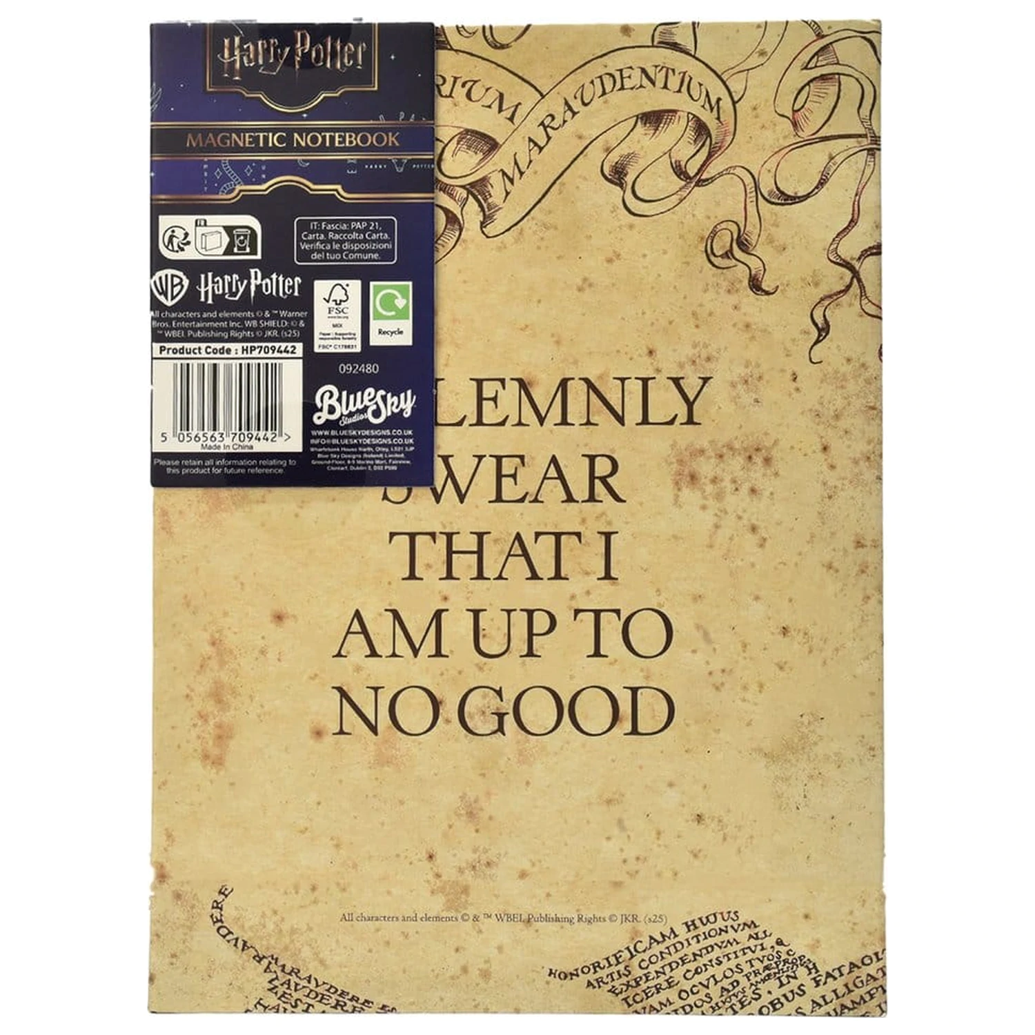 Harry Potter Caiet A5 Marauder's Map poza produsului