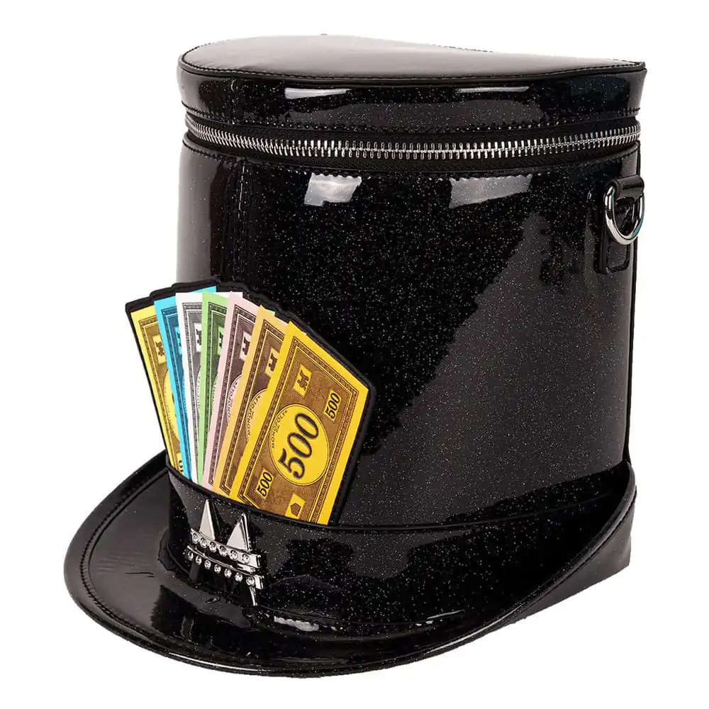 Hasbro Crossbody Monopoly Joben cu boruri Top Hat poza produsului