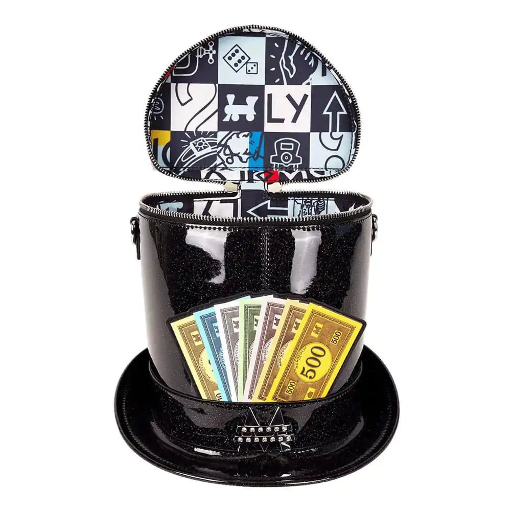 Hasbro Crossbody Monopoly Joben cu boruri Top Hat poza produsului