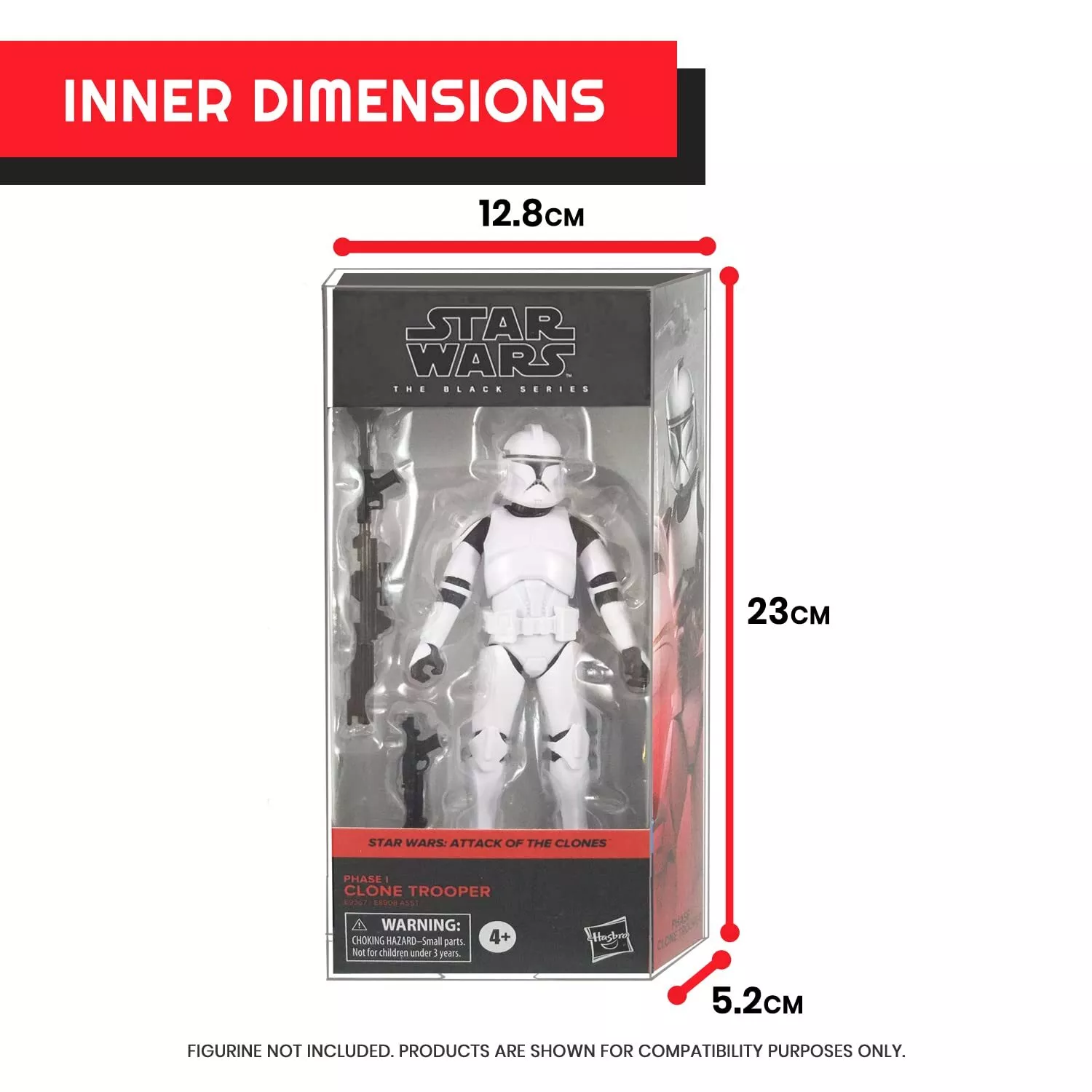 Hasbro Star Wars The Black Series Pachet 10 protectoare laterale cutie poza produsului