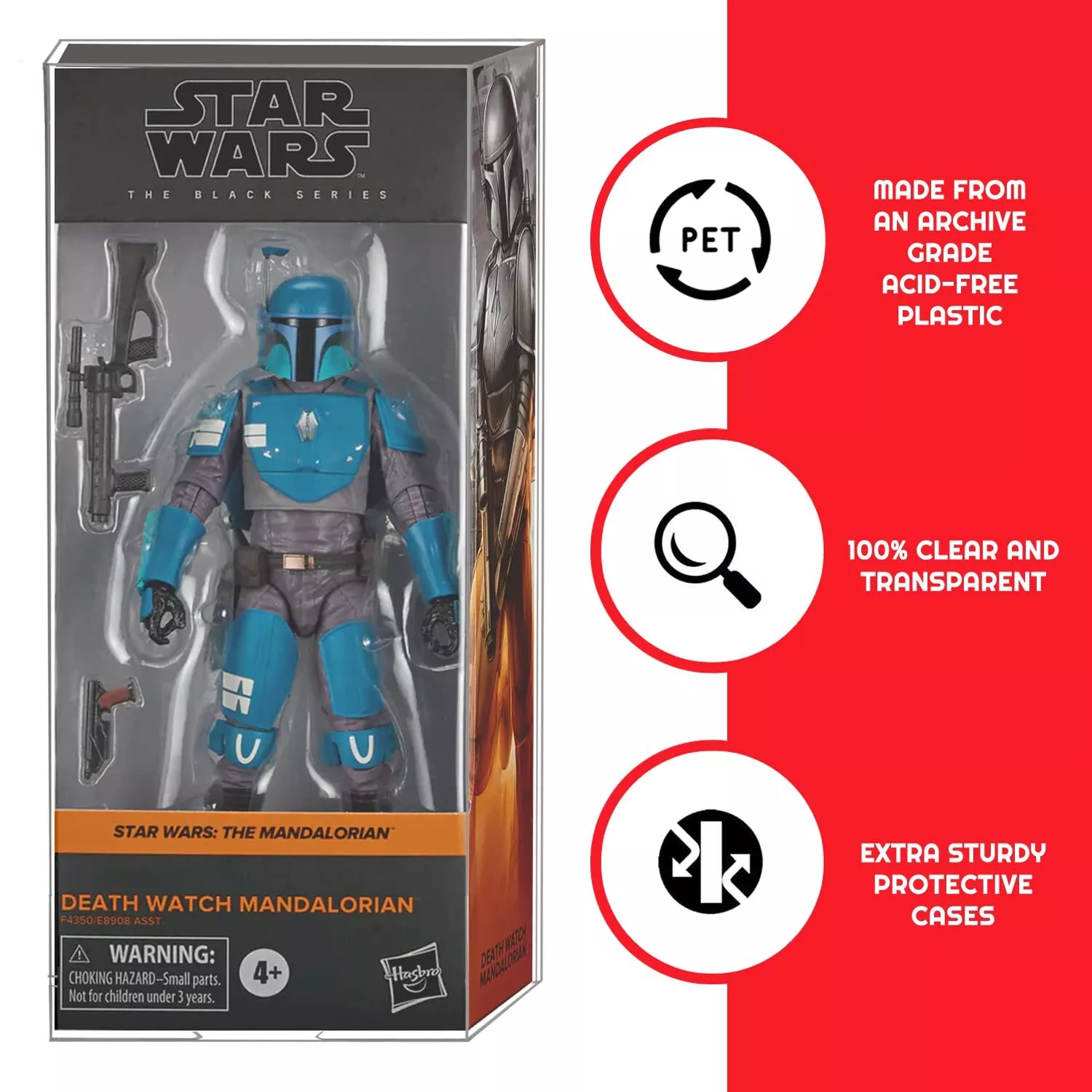 Hasbro Star Wars The Black Series Pachet 10 protectoare laterale cutie poza produsului