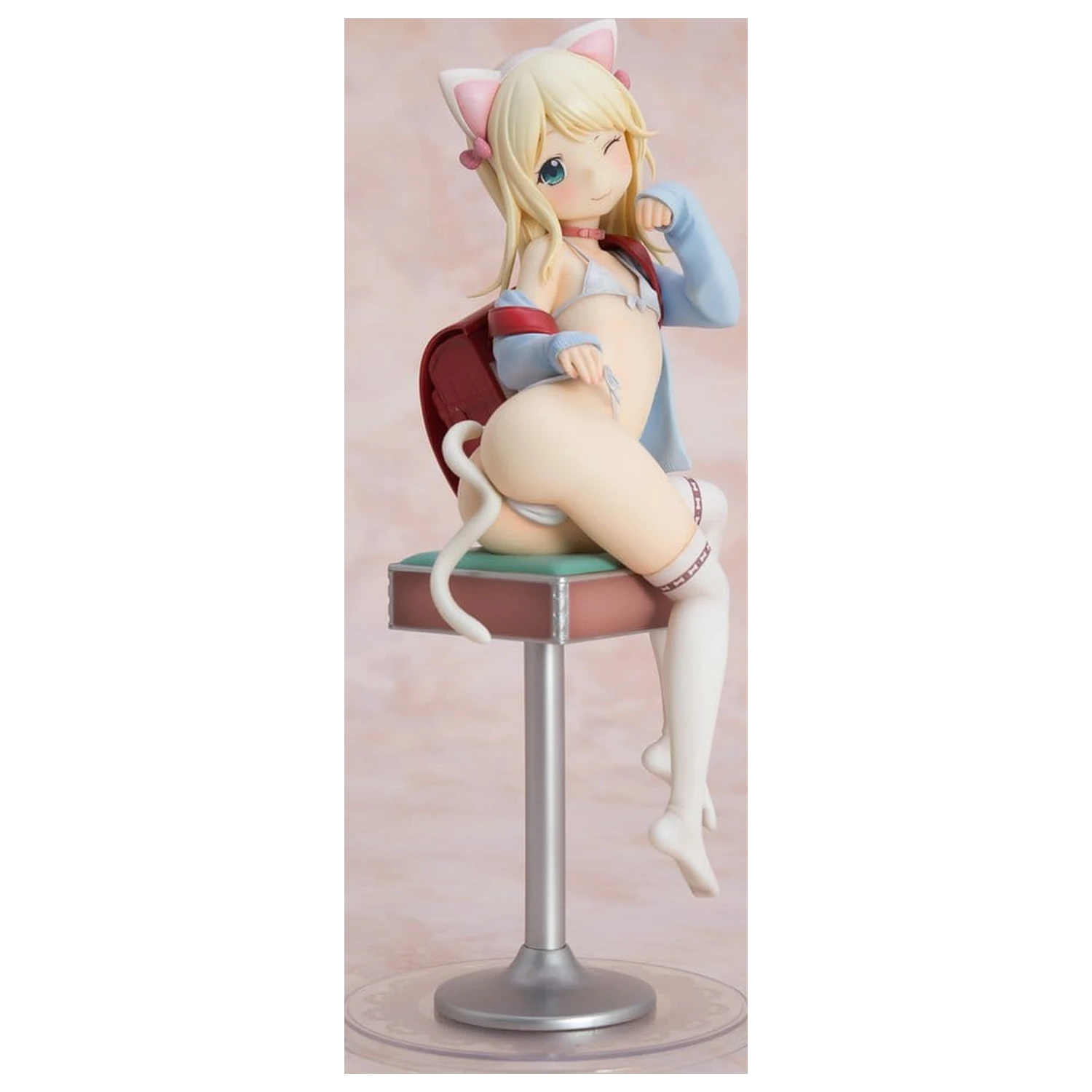 Hatsukoi Ribbon PVC figurina 1/6 Yuu White cat Ver. 25 cm poza produsului