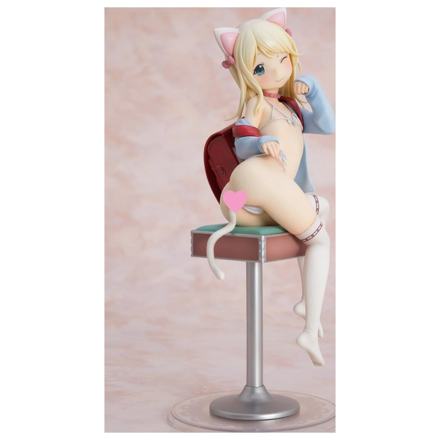 Hatsukoi Ribbon PVC figurina 1/6 Yuu White cat Ver. 25 cm poza produsului