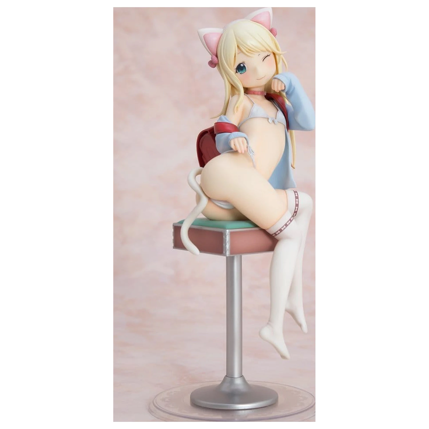 Hatsukoi Ribbon PVC figurina 1/6 Yuu White cat Ver. 25 cm poza produsului