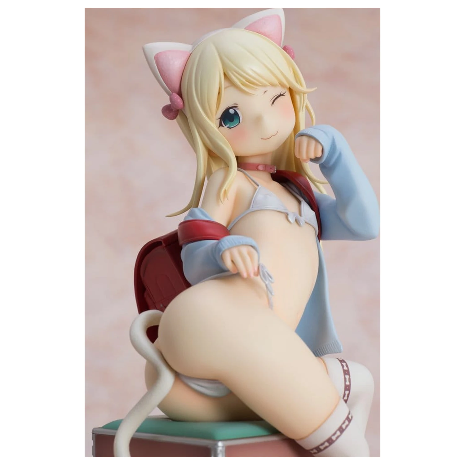 Hatsukoi Ribbon PVC figurina 1/6 Yuu White cat Ver. 25 cm poza produsului