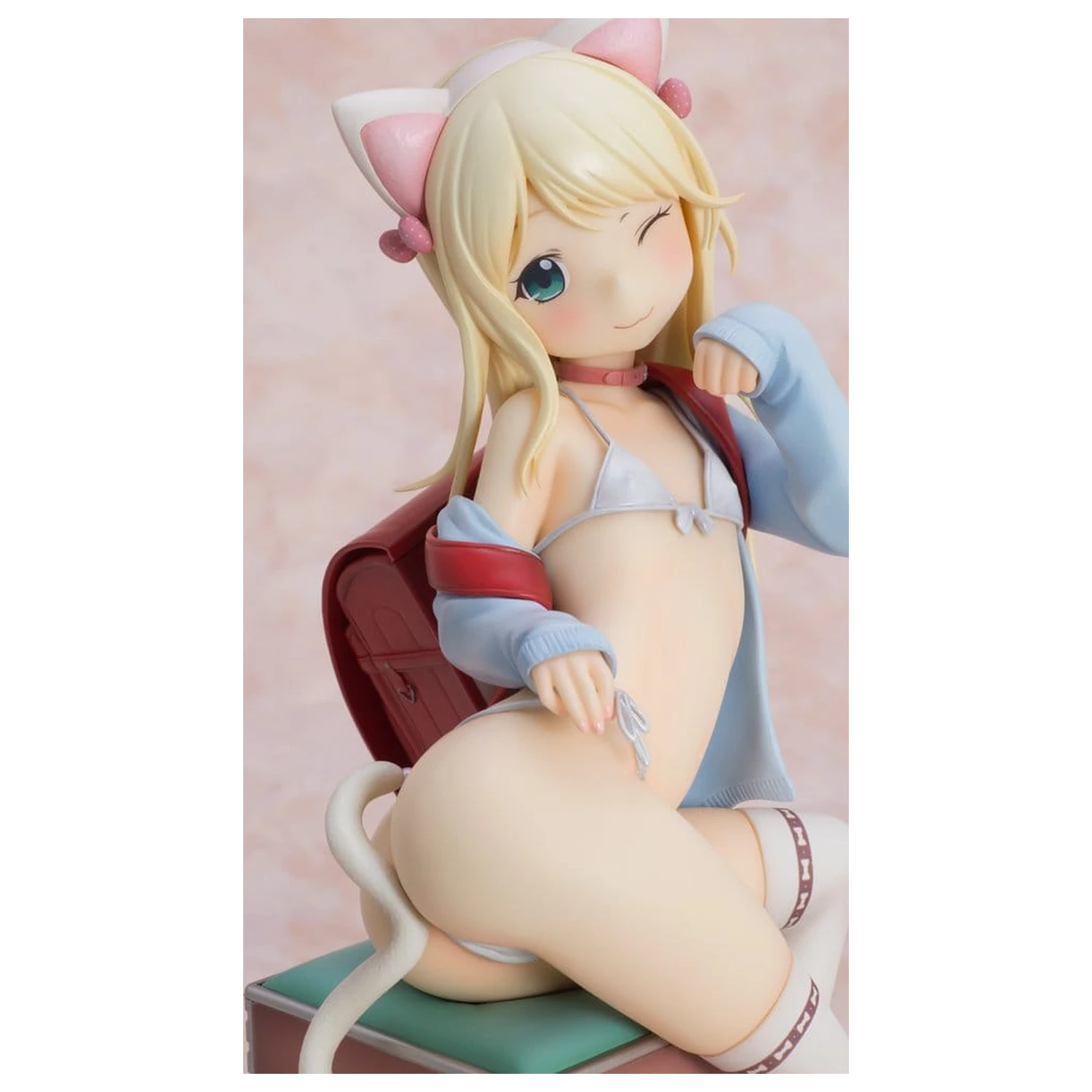 Hatsukoi Ribbon PVC figurina 1/6 Yuu White cat Ver. 25 cm poza produsului