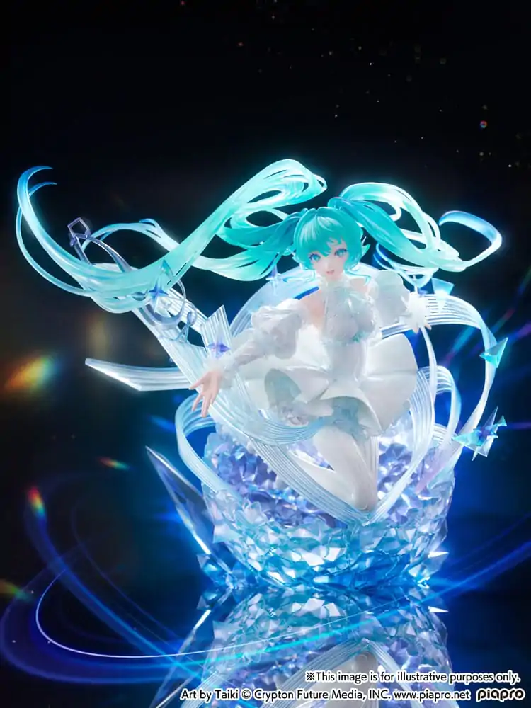 Statueta din PVC Hatsune Miku 1/7 Hatsune Miku - Crystal Dress Ver. 22 cm poza produsului