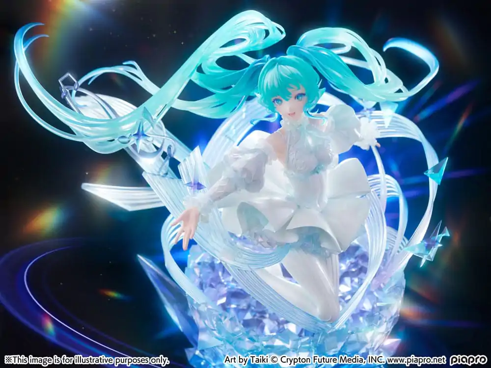 Statueta din PVC Hatsune Miku 1/7 Hatsune Miku - Crystal Dress Ver. 22 cm poza produsului