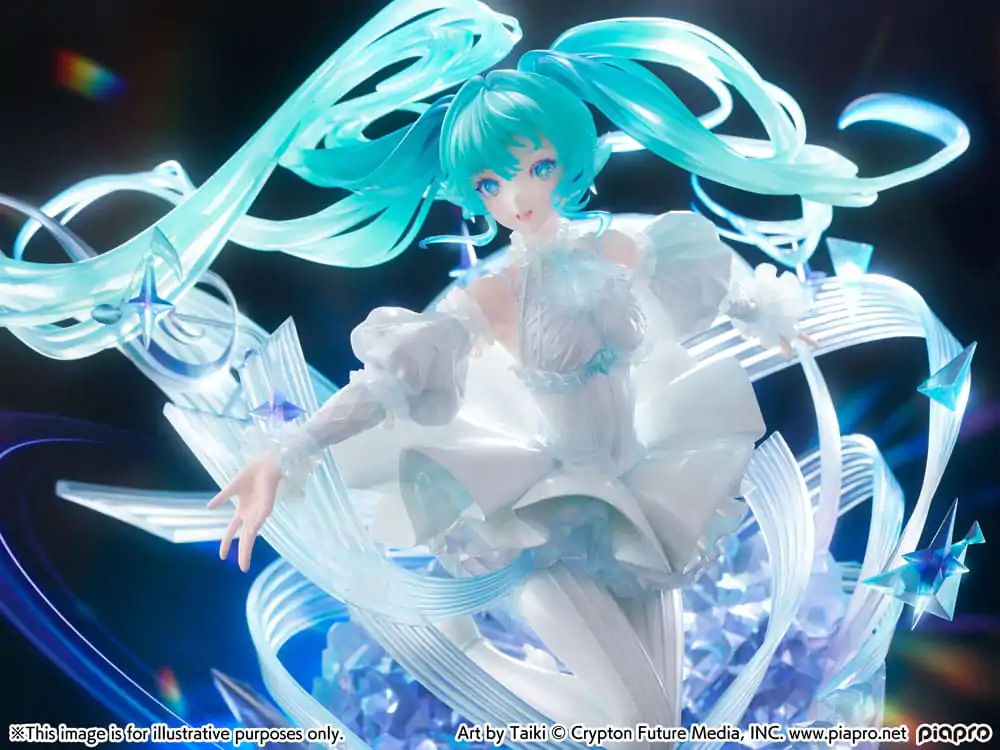 Statueta din PVC Hatsune Miku 1/7 Hatsune Miku - Crystal Dress Ver. 22 cm poza produsului