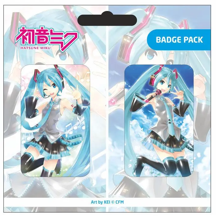 Hatsune Miku Insigne Pin Set 2 buc Set A poza produsului